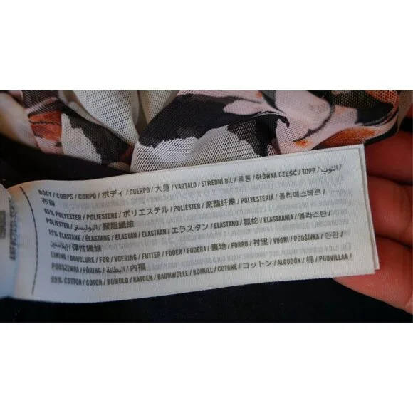 Abercrombie & Fitch Women's Long-Sleeve Ruched Mesh Mini Dress, Size M NWT - Picture 11 of 11